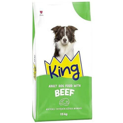King Adult Biftekli Yetişkin Köpek Maması 15 Kg - King