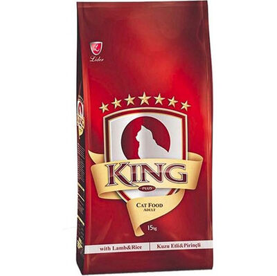 King Plus Lamb Kuzu Etli Kedi Maması 15 Kg