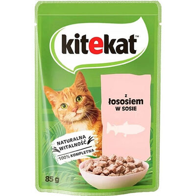 Kitekat Somonlu Kedi Yaş Maması 85 Gr - 1