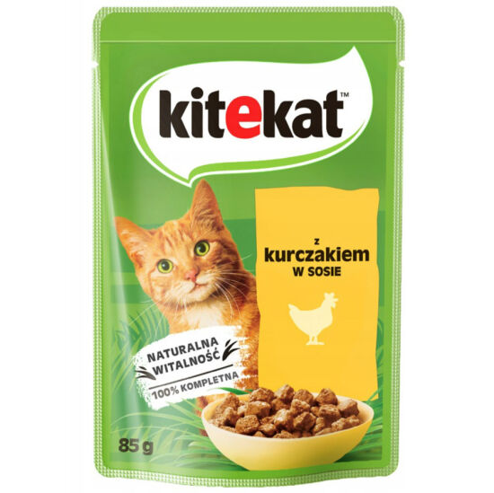 Kitekat Tavuk Etli Kedi Yaş Maması 85 Gr - 1
