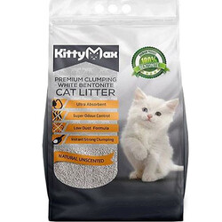 Kitty Max - Kitty Max Unscented Kokusuz Topaklanan Kedi Kumu 10 Lt