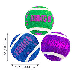 KONG Active 3'lü Zilli Top Kedi Oyuncağı - 2