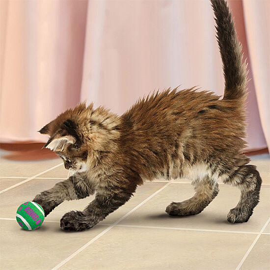 KONG Active 3'lü Zilli Top Kedi Oyuncağı - 4
