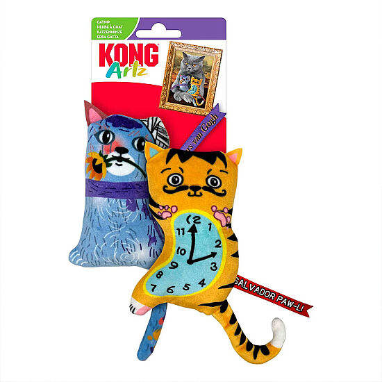 KONG Artz Dali / van Gogh Peluş Kedi Oyuncağı - 1