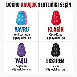 KONG Classic Köpekler için Çok Amaçlı Isırma Oyuncağı L - 2