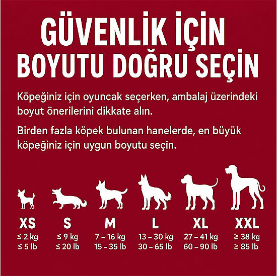 KONG Classic Köpekler için Çok Amaçlı Isırma Oyuncağı M - 3