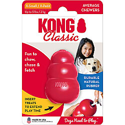 KONG Classic Köpekler için Çok Amaçlı Isırma Oyuncağı XS - Kong