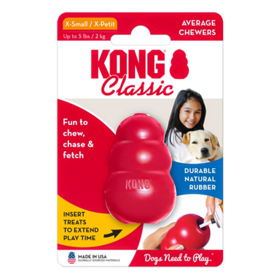KONG Classic Köpekler için Çok Amaçlı Isırma Oyuncağı XS - 1