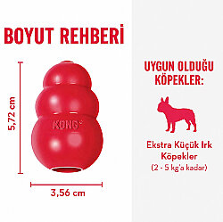KONG Classic Köpekler için Çok Amaçlı Isırma Oyuncağı XS - 4