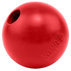 KONG Extreme Köpekler için Top Şeklinde Çok Amaçlı Isırma Oyuncağı Ultra Sert Small - Kırmızı - 2