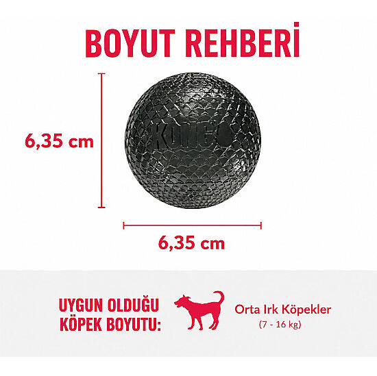 KONG DuraMax Top Şeklinde Sesli Köpek Oyuncağı M - 4