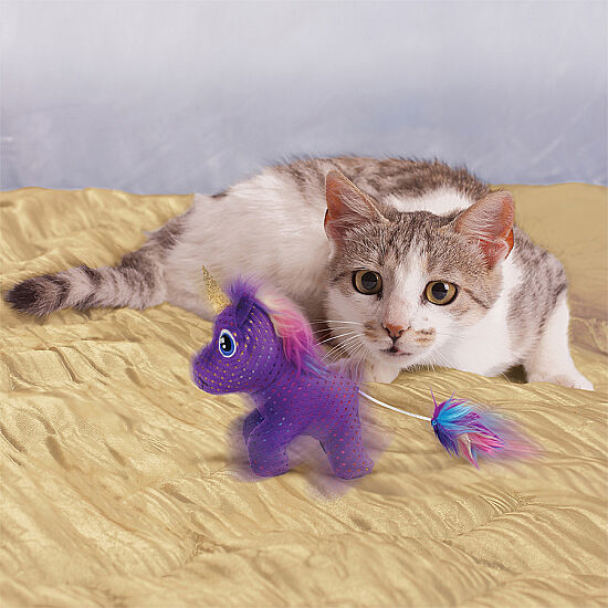 KONG Enchanted Hareketli Unicorn Peluş Kedi Oyuncağı - 4