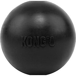 KONG Extreme Köpekler için Top Şeklinde Çok Amaçlı Isırma Oyuncağı Ultra Sert Small - Siyah - 2