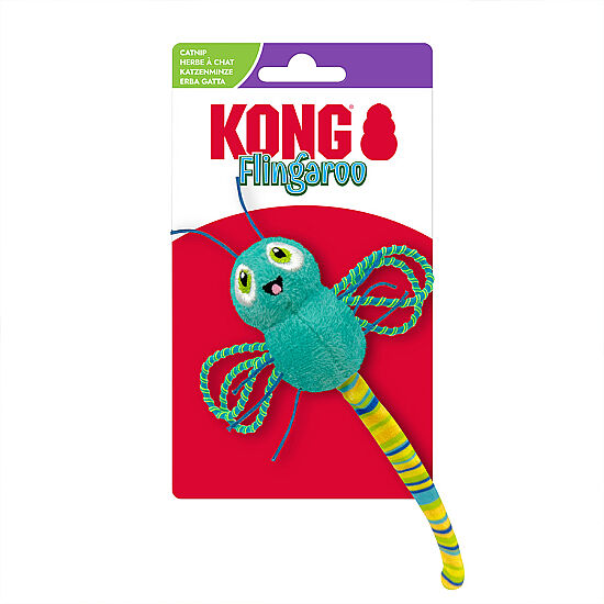 KONG Flingaroo Peluş Kedi Oyuncağı - 1