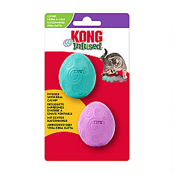 KONG Infused Kedi Otlu Yumurta Şekilde Top Kedi Oyuncağı - Kong