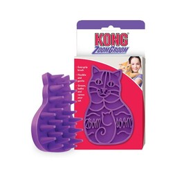 Kong - Kong Kedi Tarağı, ZoomGroom Mor 11 cm