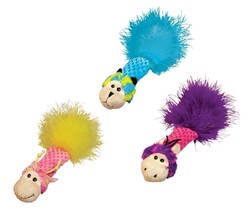 Kong Kedi Tüylü ve Kediotlu Oyuncak Yastık 16 cm - Kong