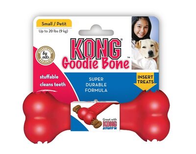 Kong Köpek Kırmızı Kauçuk Oyuncak Kemik Small 13,5 Cm