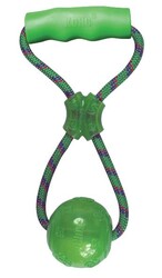 Kong Köpek Tutamaçlı Sesli Oyun Topu M 27cm - Kong