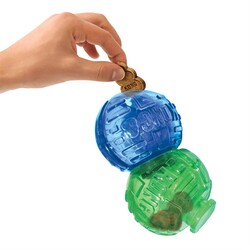 Kong Ödüllü Köpek Oyuncağı Çift Top Lock-It 14 Cm - Kong