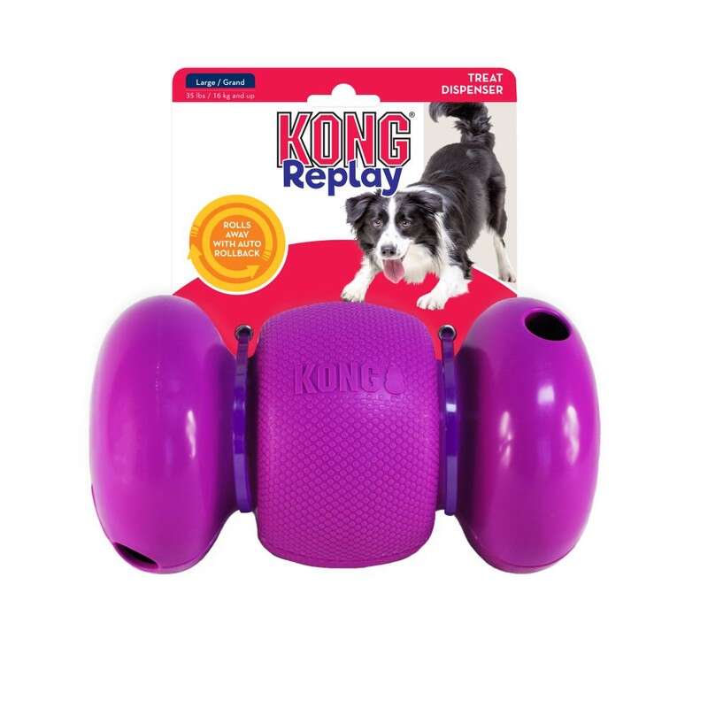 Kong Ödüllü Köpek Oyuncağı Replay Large 21 Cm Köpek Oyuncakları Kong