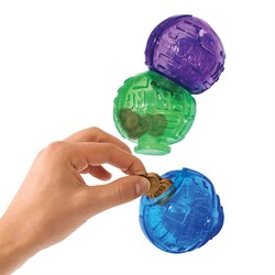 Kong Ödüllü Köpek Oyuncağı, Üç Top Lock-It 12 Cm - Kong