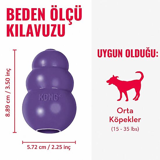 KONG Senior Yaşlı Köpekler için Çok Amaçlı Isırma Oyuncağı Hafif Yumuşak Medium - 5