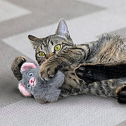 KONG Snuzzles Fare Peluş Kedi Oyuncağı - 3