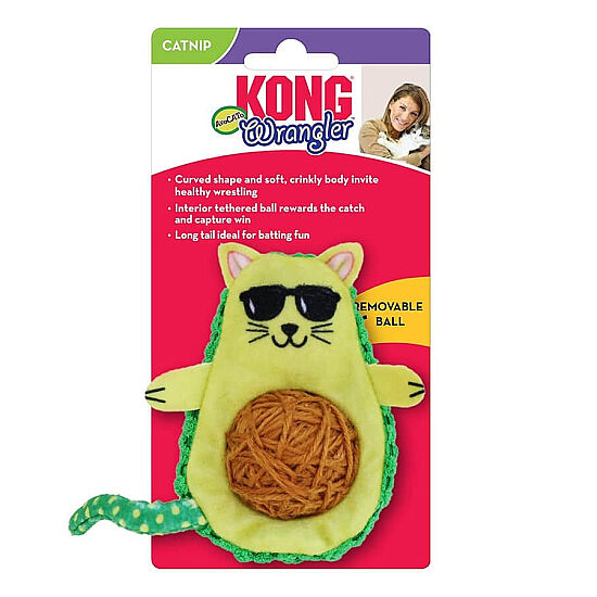 KONG Wrangler AvoCATo Peluş Kedi Oyuncağı - 1