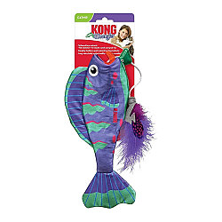 KONG Wrangler Balık Peluş Kedi Oyuncağı - Kong