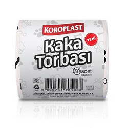 Koroplast - Koroplast Extra Güçlü Kaka Torbası 24 x 32 Cm - 30 lu Paket