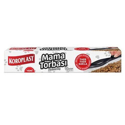 Koroplast - Koroplast Fermuarlı Mama Torbası 26x28 Cm - 10 Lu Paket