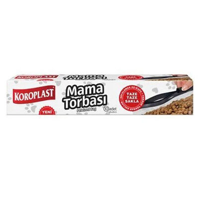 Koroplast Fermuarlı Mama Torbası 26x28 Cm - 10 Lu Paket