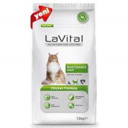 La Vital Maintenance Tavuk Etli Kedi Maması 1,5 Kg + Temizlik Mendili - Thumbnail