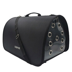 Lepus - Lepus Fly Bag Kedi ve Küçük Irk Köpek Taşıma Çantası - Siyah