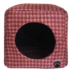 Lepus Kedi ve Küçük Irk Köpek Küp Yatak - Gülkurusu - Lepus