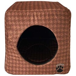 Lepus - Lepus Kedi ve Küçük Irk Köpek Küp Yatak - Taba