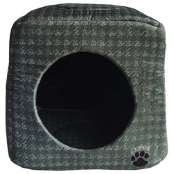 Lepus Kedi ve Küçük Irk Köpek Küp Yatak - Yeşil - Lepus