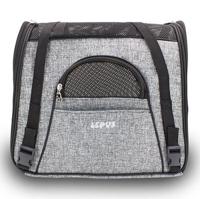 Lepus Roomy Bag Kedi ve Köpek Taşıma Çantası - Gri