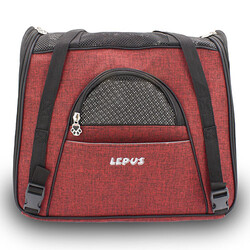 Lepus - Lepus Roomy Bag Kedi ve Köpek Taşıma Çantası - Kırmızı