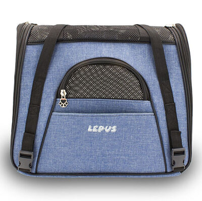 Lepus Roomy Bag Kedi ve Köpek Taşıma Çantası - Mavi
