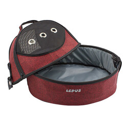 Lepus - Lepus Üç Fonksiyonlu Ufo Bag Kedi ve Köpek Taşıma Çantası - Kırmızı