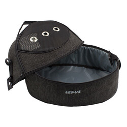 Lepus - Lepus Üç Fonksiyonlu Ufo Bag Kedi ve Köpek Taşıma Çantası - Siyah