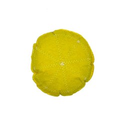 Diğer / Other - Limon Figürlü Keçe Catnip (Kedi Otlu) Kedi Oyuncağı 9 x 9 Cm
