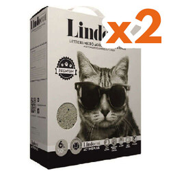 Lindo Cat Aktif Plus Karbonlu Topaklanan Kedi Kumu 6 Lt X 2 Adet - Lindo Cat