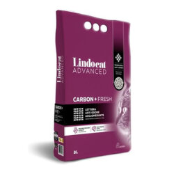 Lindocat Advanced Carbon + Aktif Karbonlu & Fresh Kokulu Kalın Taneli Kedi Kumu 8 Lt x 2 Adet - 2