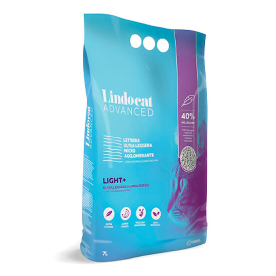 Lindocat Advanced Light Ultra Hafif Diatomit Topaklanan Kedi Kumu 7 Lt x 2 Adet - 2