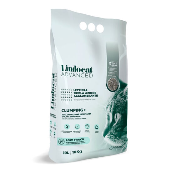  Lindocat Advanced Pati İzi Bırakmayan Ekstra Topaklanan Özel Karışım Kedi Kumu 10 Lt x 2 Adet - 2
