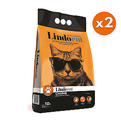 Lindocat Charme Amber Kokulu Kalın Taneli Kedi Kumu 10 Lt x 2 Adet - Lindo Cat
