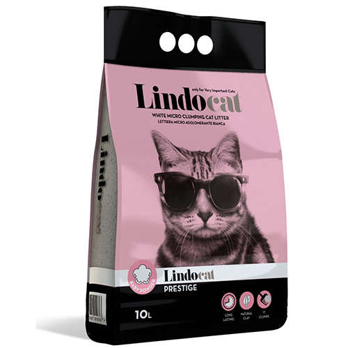 Lindocat Hijyenik Topaklasan Baby Powder Ince Taneli Kedi Kumu 10 Lt Kedi Kumlari Lindo Cat